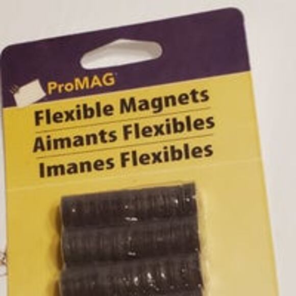 ProMag 0.5" 19 mm Flexible Round Magnets 50 Pcs. New, sealed. UPC 015377100505. - Picture 4 of 9